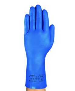 Ansell Nitrile Glove AlphaTec 37-310, Size 11, Blue, Not Velourized, Diamond Grip Profile, Pair