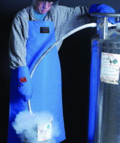 Cryo.Expert Cryo Protection Set – Gloves 400mm M, Face Shield, Apron, and Two Safety Labels
