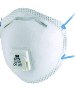 3M Comfort Particulate Matter Mask FFP2 NR D with Cool Flow Valve, Pack of 10