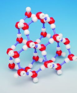 Molecular model sodium chloride 36 atoms