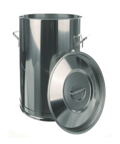 BOCHEM Container 20 L Without Lid 375 x 270 mm, 18/8 Steel Lid No: 8350