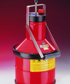 KGW Schieder Disposal Cans, Orange Coatings Type E1, Cap. 8 Ltrs