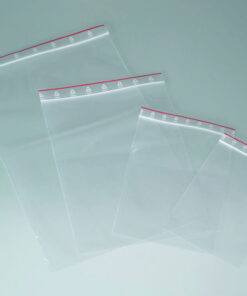 Bürkle Packaging Bags with Closure, 130×60 mm, 100 ml, PE, Pack of 100
