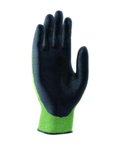 Uvex Protection Gloves C500 Wet Size 7, Cord-HS, Lime/Anthracite Type 60492, Pair