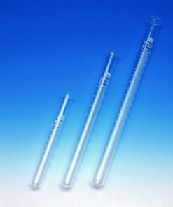 Hecht Test Tube 10:0.1 ml, Graduated Soda Glass, with Spout