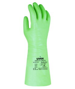 Uvex Protection Gloves RUBIFLEX S NB35S Nitrile (NBR) 35 cm, Size 10, Type 98891, Green, Pair​