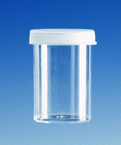 BRAND Sample Beakers 12ml PS with Lid, PE, Pack of 1000