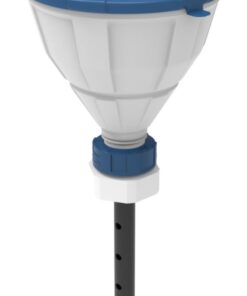 SCAT Funnel with Ball "ARNOLD" V2.0 S65 PE-HD White with Lance (220 mm)