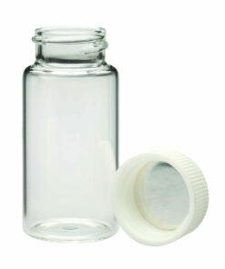 DWK Wheaton Liquid Scintillation Vial 20ml with Screw Cap 24-400 with Metal Foil Liner, Pack of 500 (986591)