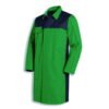 Uvex Men’s Laboratory Coat, Size 40/42, Green, 65% Cotton, 35% PE, 1/1 Arm with Snaps, Type 16283