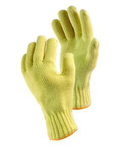 Jutec 5-Finger Glove H0150035-S Size 10 Up to 500°C Contact Heat Short-Term Kevlar Cords Length 350mm CE Cat II EN 388:2016 EN 407:2004