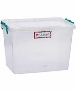 13 Litre Storage Box Clear Clip and Lock