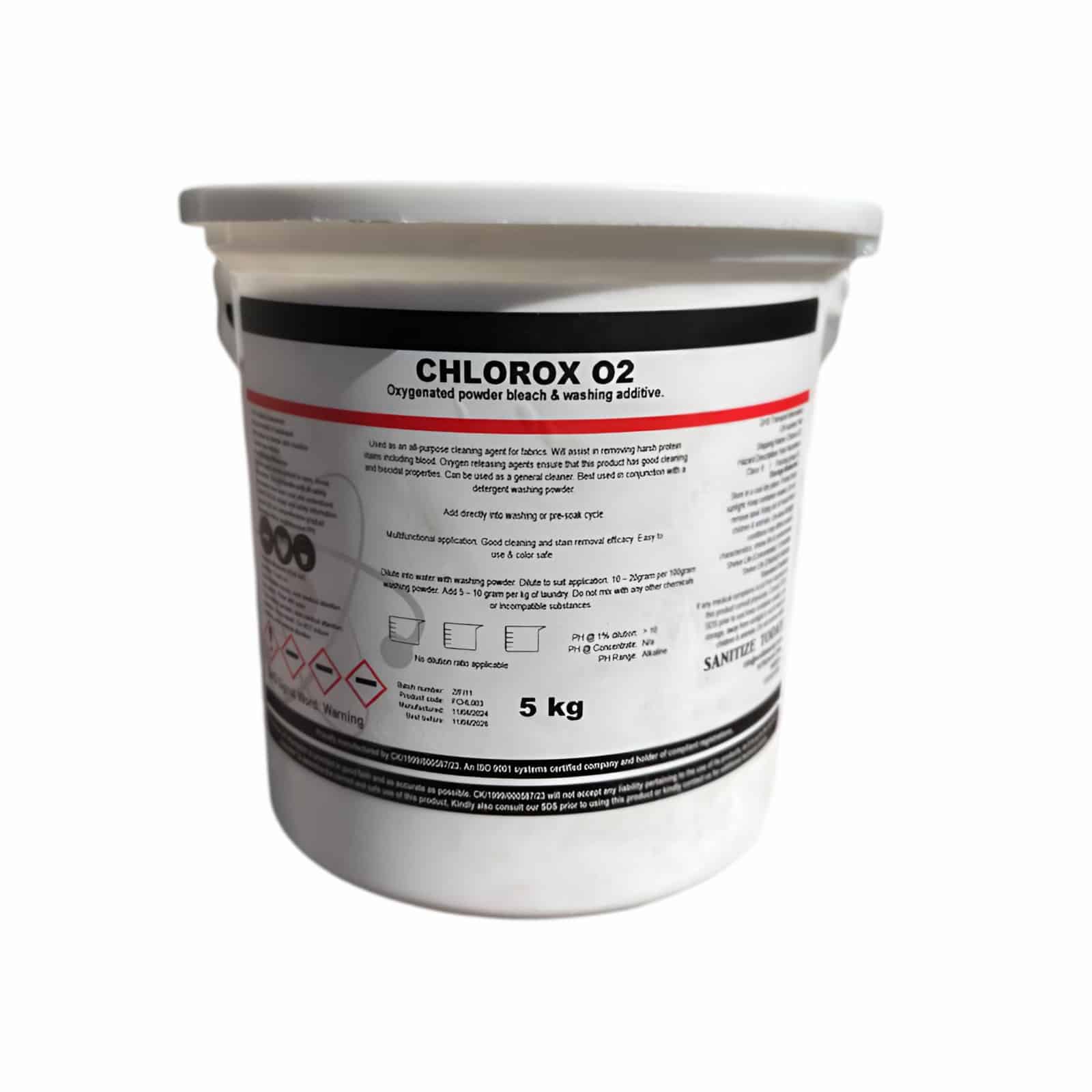 Chlorox 02 Stain and Blood Remover Additive 5kg