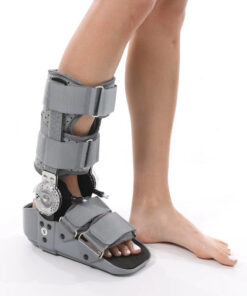 Walker Moon Boot Long Adjustable Fixation Brace DH VIII Grey with pump action – Large