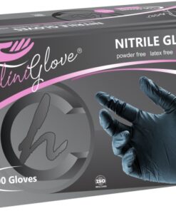 Nitrile Black Gloves 100s Small Powder free