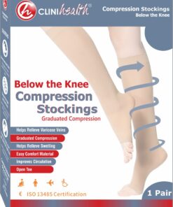 Compression Stockings Below the Knee Class 3 Red – Medium