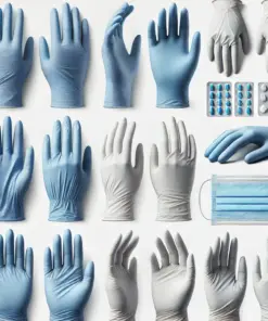 Ansell HyFlex 11-818 Nitrile Foam Coated Gloves with Corded Wristband - Size 8 (Medium)​