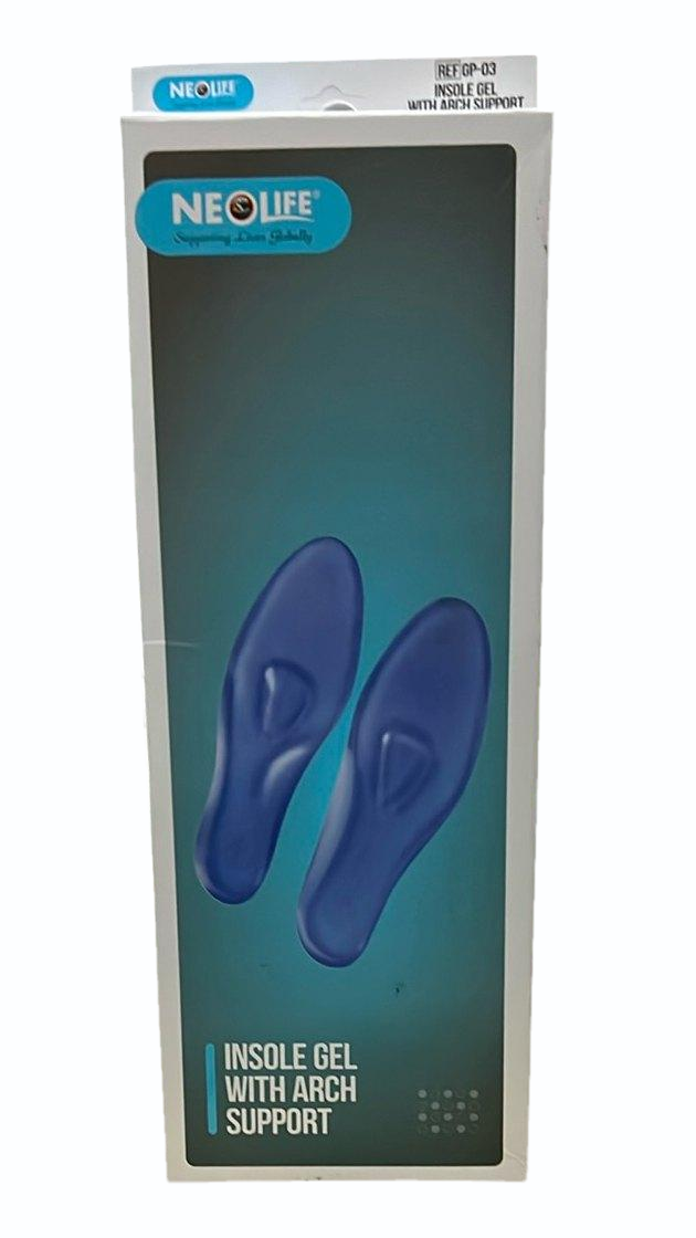 Insole Gel with Arch Support – Pair XLarge