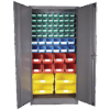 Louvre Panel & Linbin ® Storage Bin Cabinet Kit 3