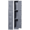 Solid Steel Locker Three Tier