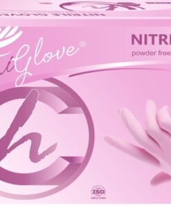 Nitrile Gloves Powder Free – 100s Clinihealth Medium Pink