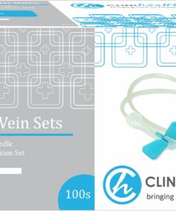 Scalp Vein Set (Butterfly Needle) 23g 30cm – 100 Clinihealth
