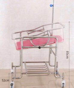 Stainless Steel Baby Carriage – Pink