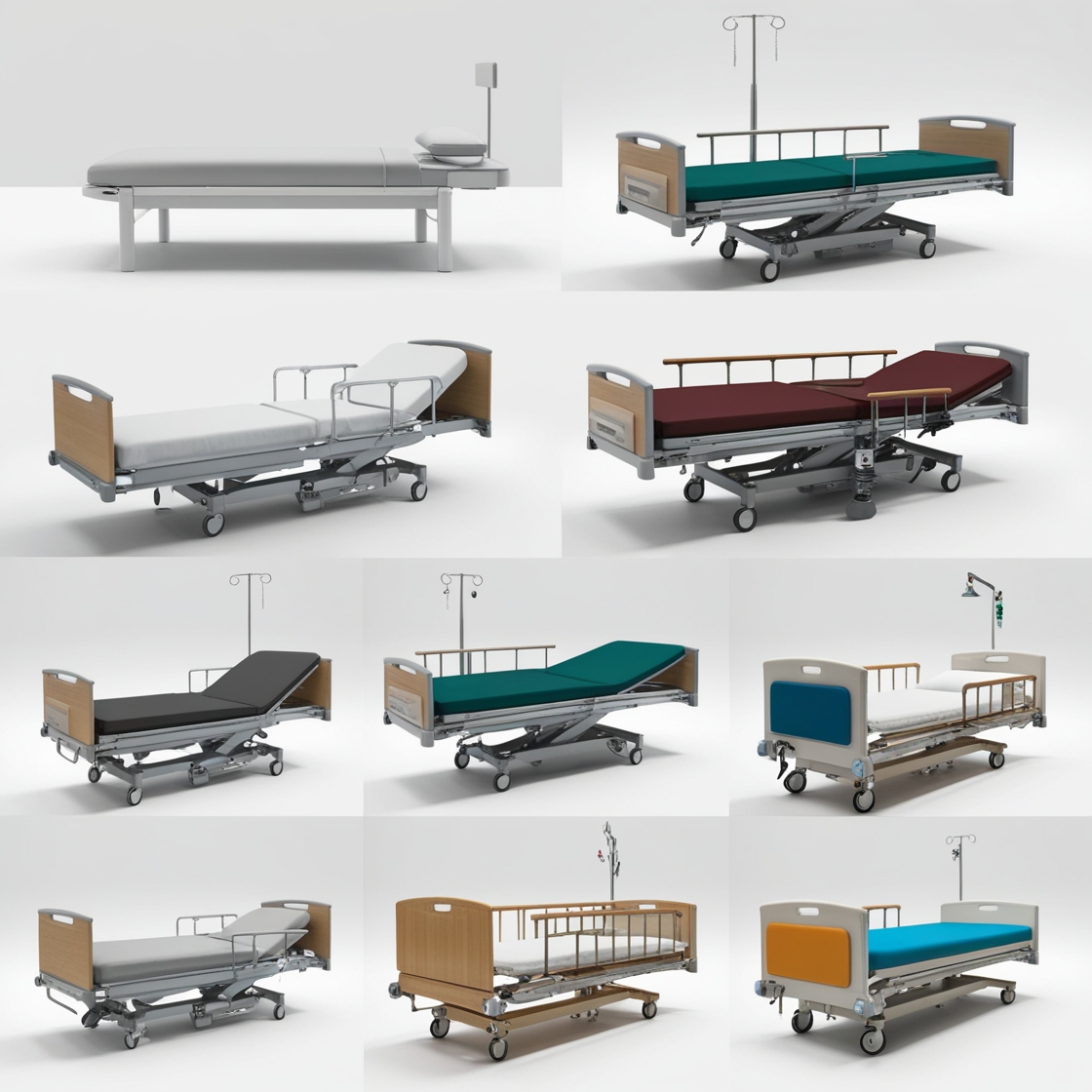 Clinical inspection bed