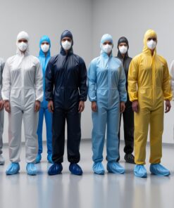 Disposable coveralls blue