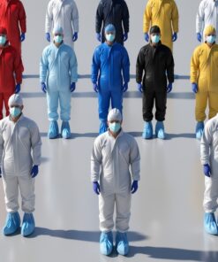 Disposable Coveralls blue medium