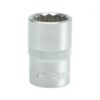 Bi-hex Socket - 12 Point - Chrome Vanadium - 1/2" Connector - Standard Length - 18mm - YT-1280