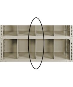 Bolted Shelving Steel Shelf Divider - Uni-Angle - Painted - 22.8 x 38.1 cm