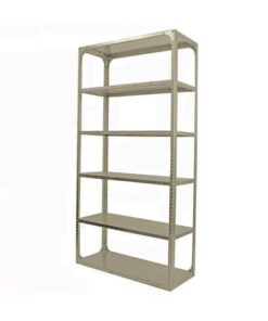 Bolted Shelving Steel Bay 6 Shelves - Uni-Angle - Six Shelf Kit - Painted - 365.8 x 91.4 x 45.7 cm