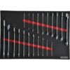 KennedyPro AF & Metric Open Ended Spanner Set - 21 Pieces - with full Width Foam Tool Control Inlay for Tool Chests