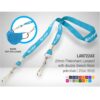 20mm Petersham Lanyard with 1 colour print for holding mask – Adults – Min 250 units