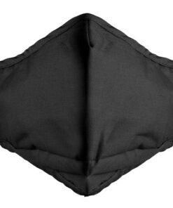 3 Layer High Quality Cotton Face Mask – Black.jpg – Min 100 units
