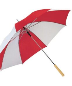 Value umbrella, automatic action and durable wooden handle