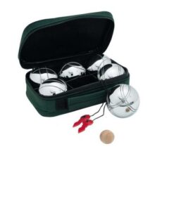 Chrome finish 6 Boules Set – Great family fun!