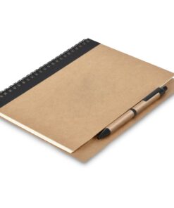 A5 Spiral Notebook & Pen Eco Gift Set – Great Eco Friendly Corporate Gift
