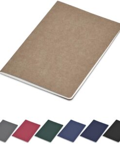 A5 Soft Cover Kraft Notebook – FSC Certified Eco Friendly Paper (80 Lined Pages)