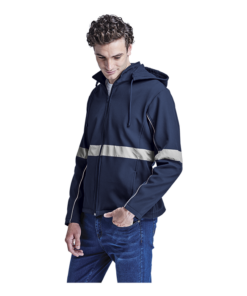 Axis Soft Shell Reflective Safety Jacket – Avail Black or Navy