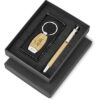 Bamboo Keyring & Stylus Pen Promo Gift Set
