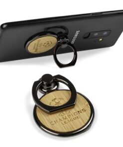 Bamboo Ring Grip & Stand – Eco Friendly Phone Accessory