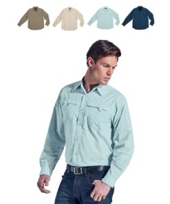 Mens Trail Shirt – 100% Lightweight Nylon Fabric Breathable & Water-Resistant Fabric
