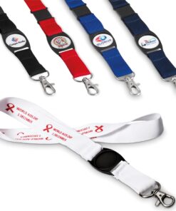 Bold Statement Dome Lanyard With Safety Release Clip