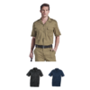 Contract Combat Shirt With Pleats & Flap With Button & Front Pintucks