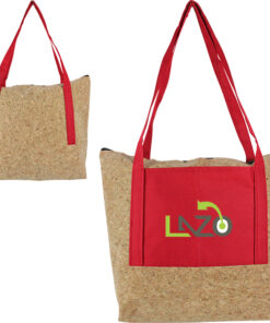 Cork & Cotton Tote Bag With Pocket – Eco Friendly & Locally Manufactured