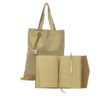 Cork Eco-Friendly Gift Set with Cork Charging Cable, A5 Notebook & Pen In Eco Shopper Bag