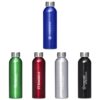 Cosmo Recycled Aluminium 650ml Water Bottle In Gift Box