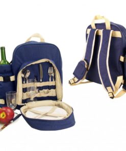 Navy Picnic Backpack For 2